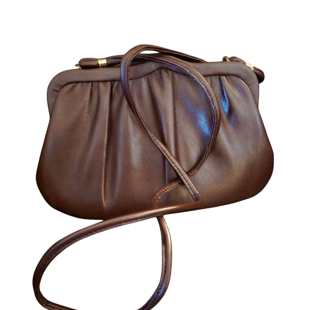 Elegant Brown Leather Women's Bag